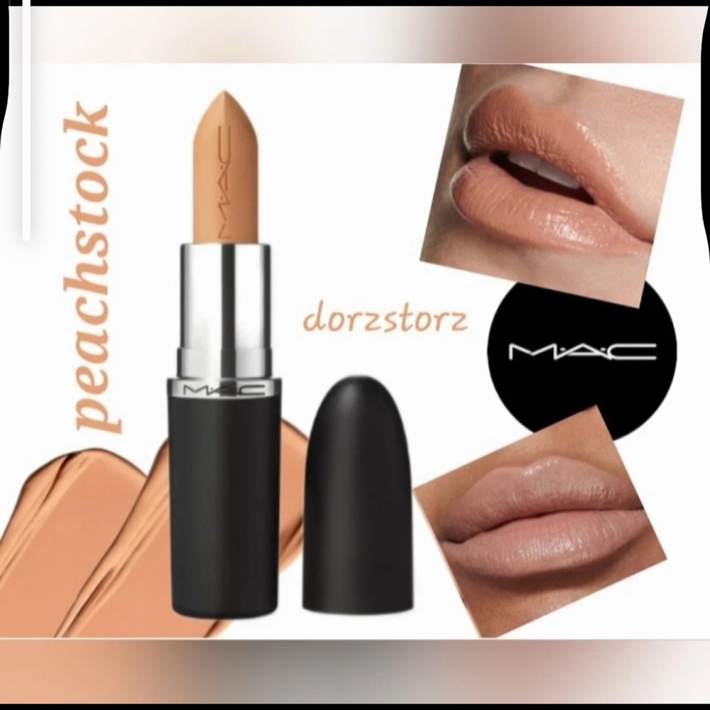 🎉HP🎉MAC MACXIMAL 837 PEACHSTOCK - Sleek Satin Lipstick Full Size 0.12oz NIB